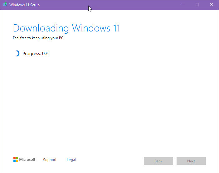 تنزيل Windows 11 لإعادة تثبيت Windows 11 عبر أداة إنشاء الوسائط. jpg