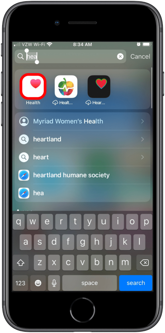 iPhone: устойчивость при ходьбе iOS 15
