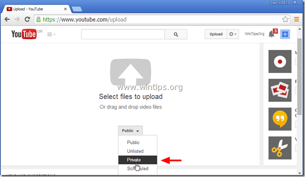 YouTube_Upload_Privat_Video
