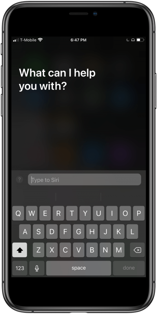 iPhone의 홈 버튼 또는 측면 버튼을 통해 Siri 활성화