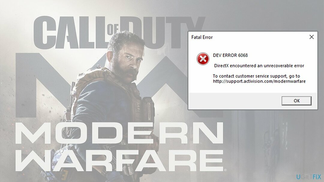 Hogyan lehet kijavítani a 6068-as Dev Error Call of Duty: Modern Warfare hibát?