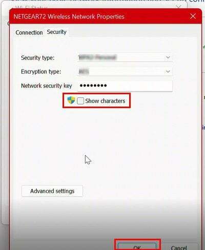 Windows 11-ის WiFi სიმბოლოების ჩვენება