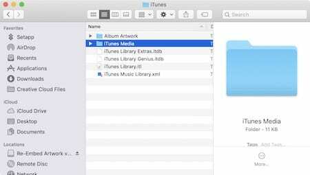 Obnova iTunes Music Library