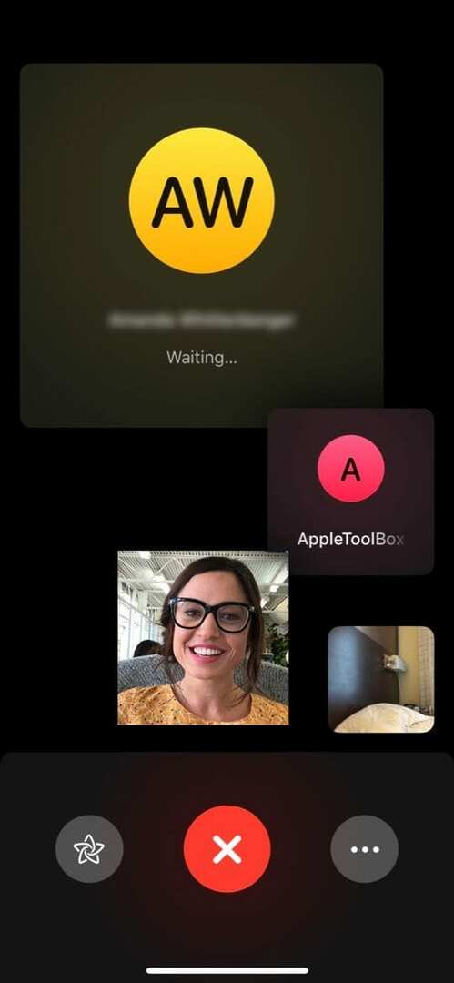 Skupinový FaceTime zaseknutý v čakaní na hovor