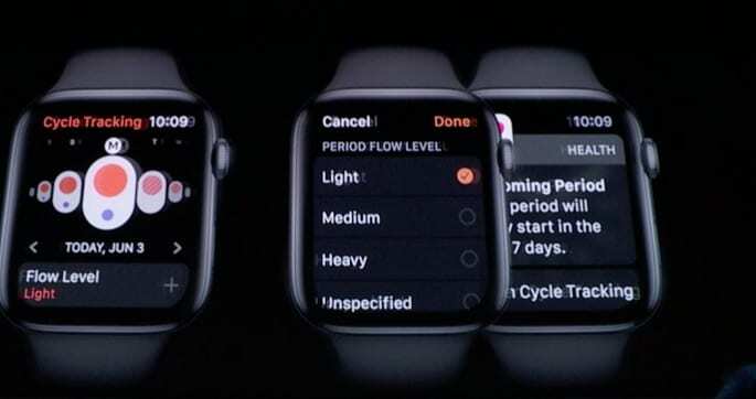 watchOS 6 Zdravie a kondícia 