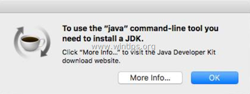 כדי להשתמש בכלי שורת הפקודה java, עליך להתקין JDK