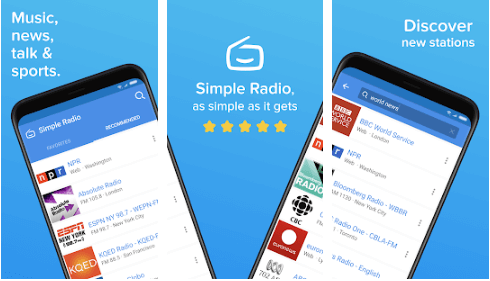 Einfaches Radio - Live-FM- und AM-Radio