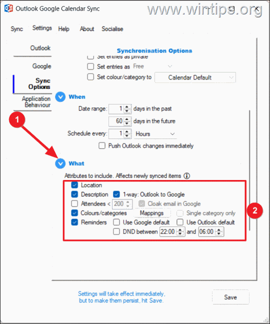 synchroniseer outlook en google agenda's