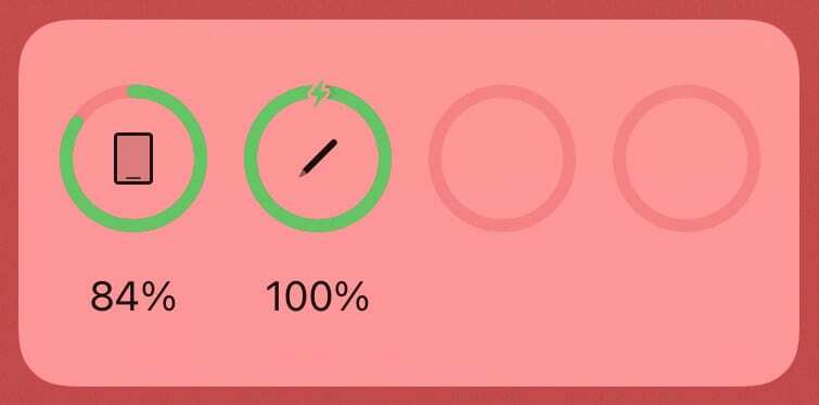 Widget Baterai iPadOS 14