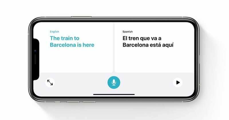 Aplicación Apple Translate