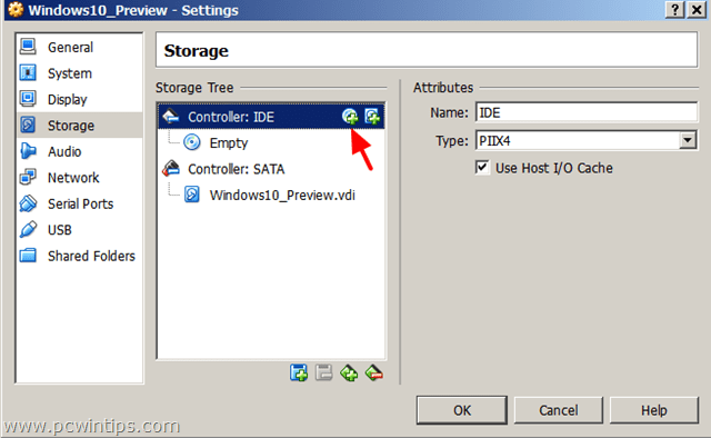 Setări VirtualBox VM