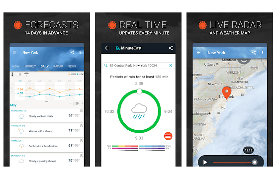 AccuWeather - Най-доброто безплатно приложение за времето