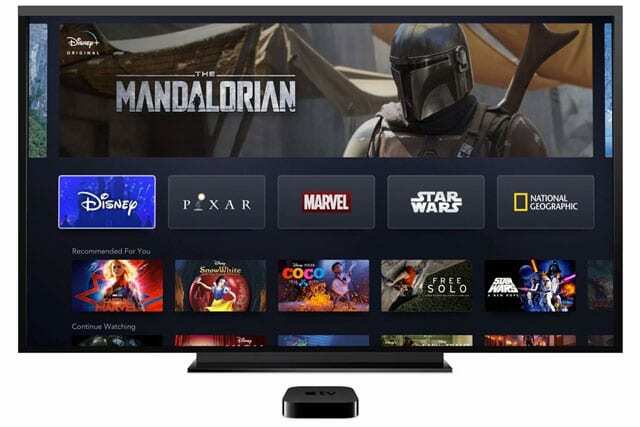 Disney rakendus Disney+ jaoks Apple TV-s