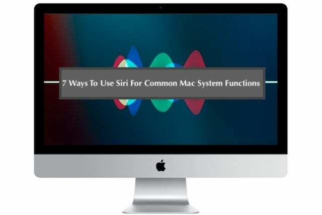 Ako používať Siri pre MacBook Bežné funkcie