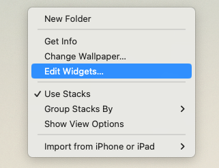 So fügen Sie Widgets zum Desktop unter macOS Sonoma hinzu – 1