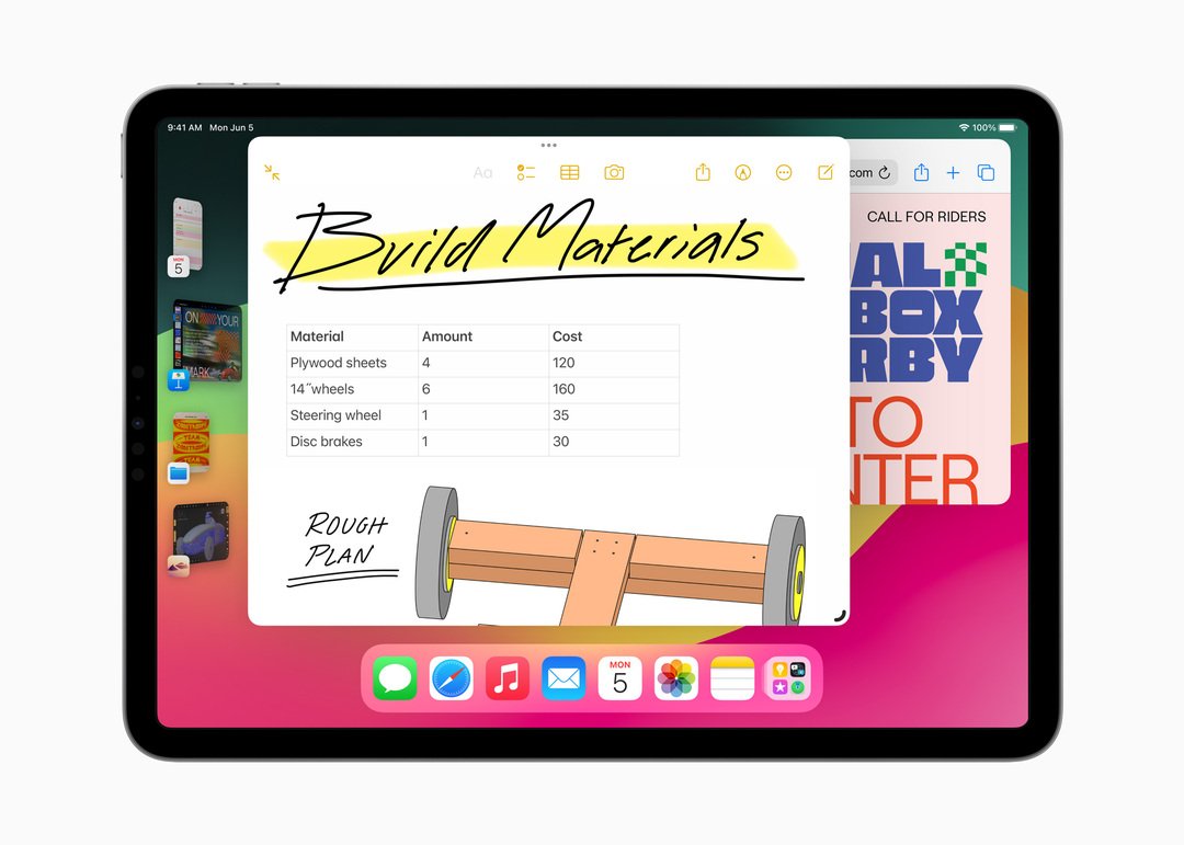 iPadOS 17 स्टेज मैनेजर