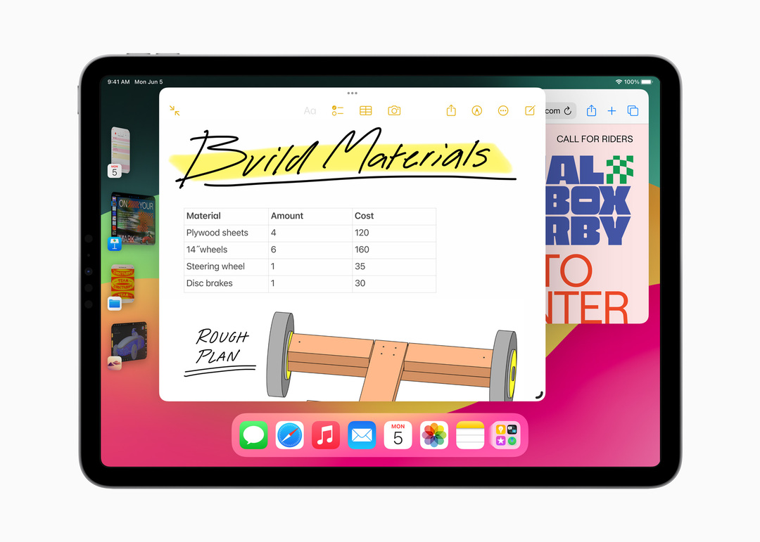 iPadOS 17 스테이지 매니저