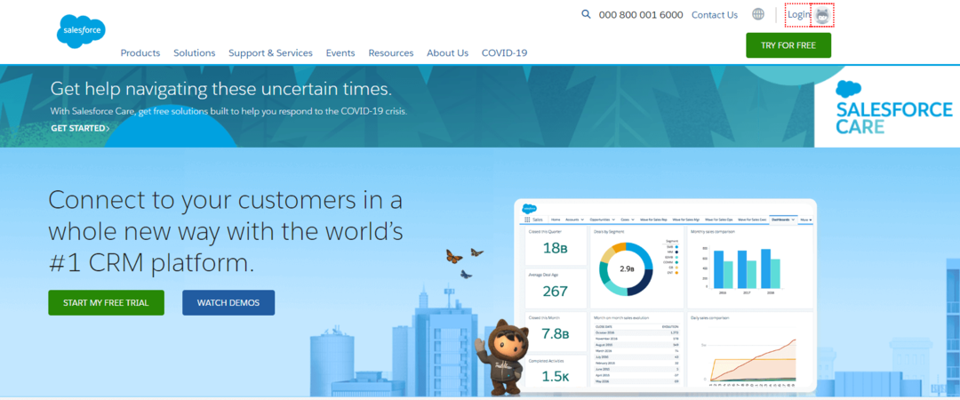 Salesforce - Καλύτερο λογισμικό CRM για επιχειρήσεις μικρομεσαίων επιχειρήσεων