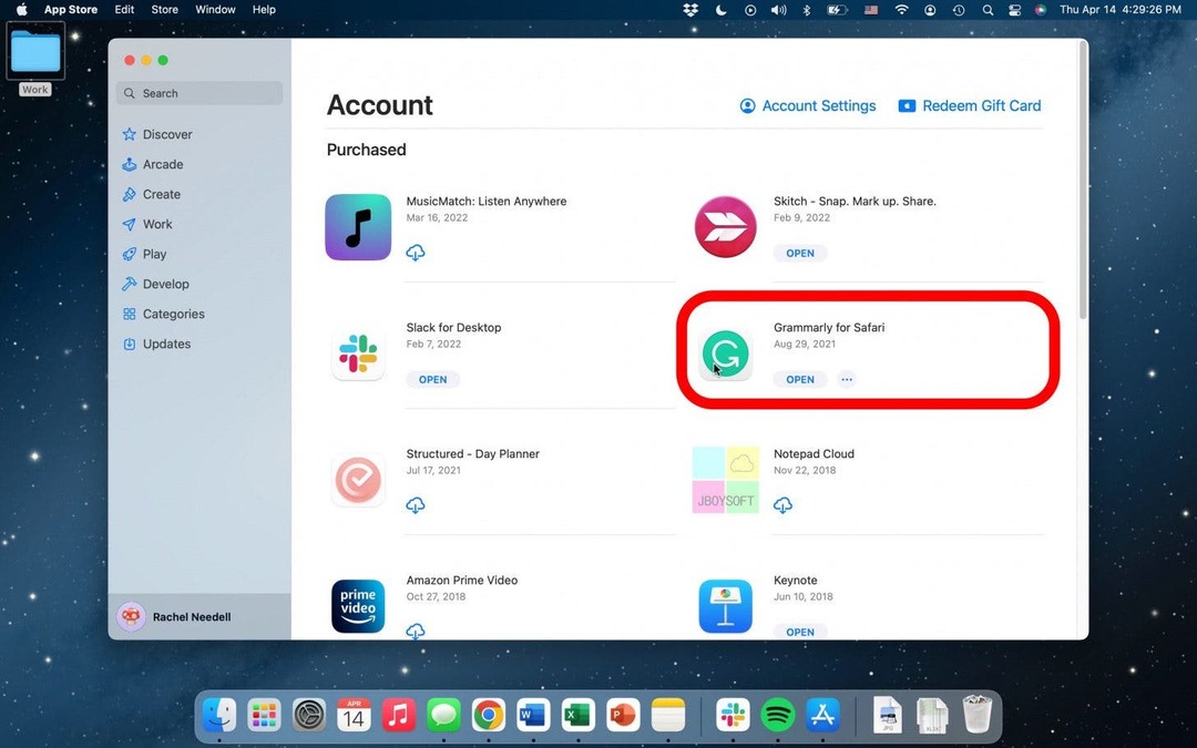 získat náhradu mac apple app store