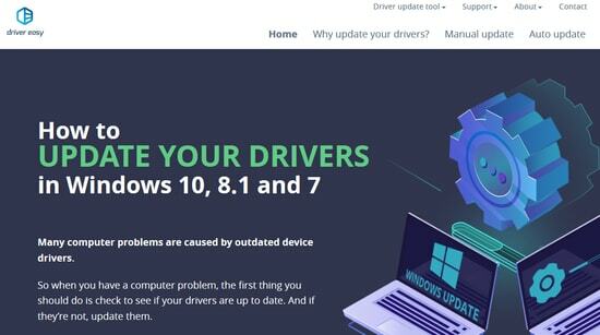 Driver Easy – Windows tvarkyklės naujinimo priemonė