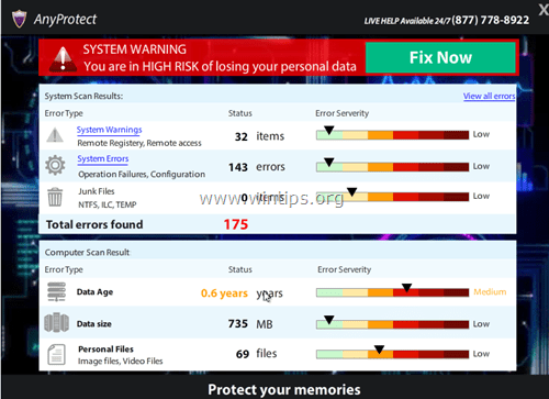 anyprotect-verwijdering