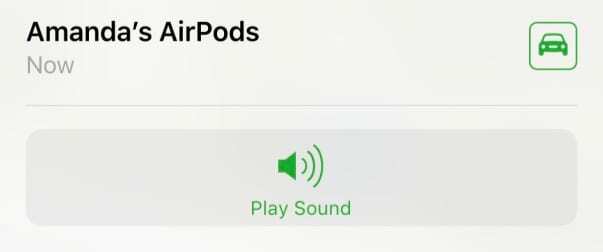 מצא את ה-AirPods שלי הפעל סאונד או קבל הנחיות