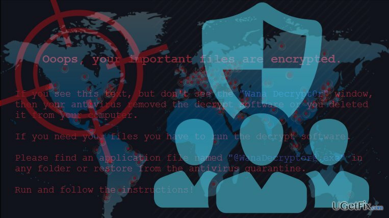 Bild der WannaCrypt-Ransomware