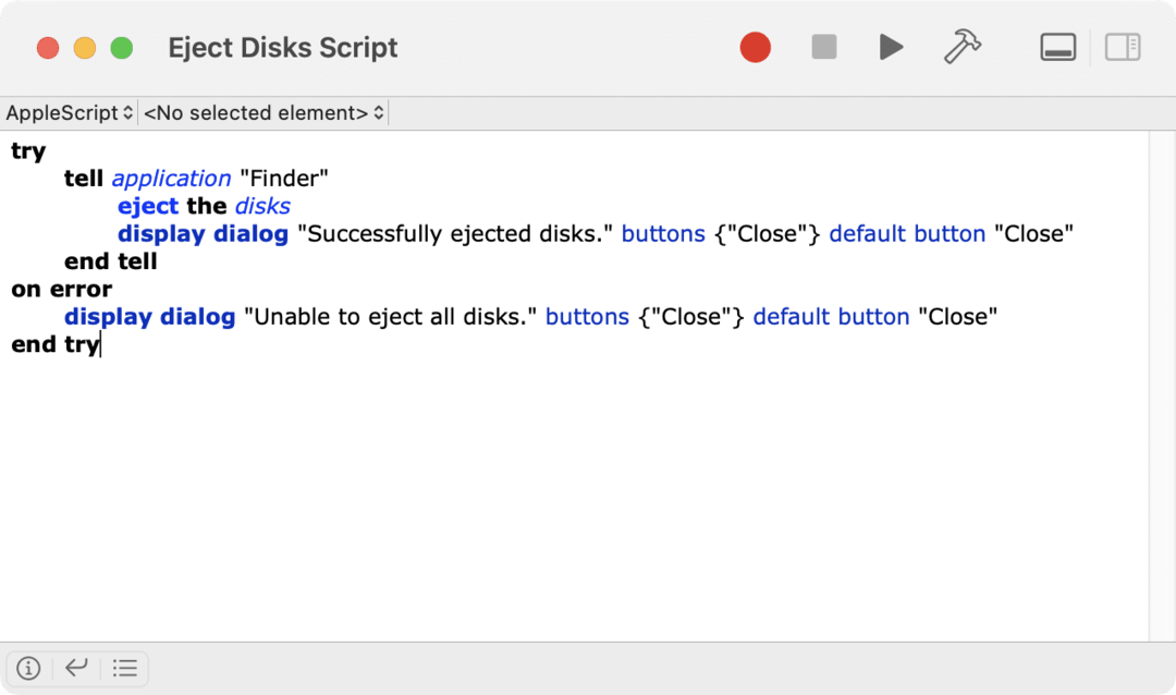 Hur man automatiskt matar ut externa enheter från Mac - AppleScript
