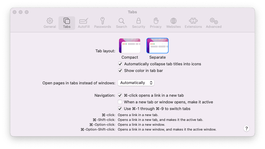 כיצד למנוע מספארי לשנות צבעים ב-Mac 2