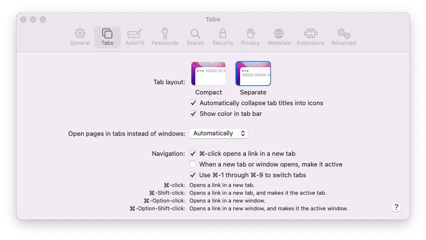 Как да спрете Safari от промяна на цветовете на Mac 2