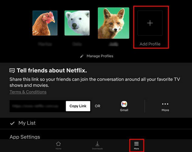 Lägg till ny Netflix-profil