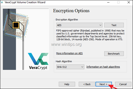 folder szyfrowania veracrypt