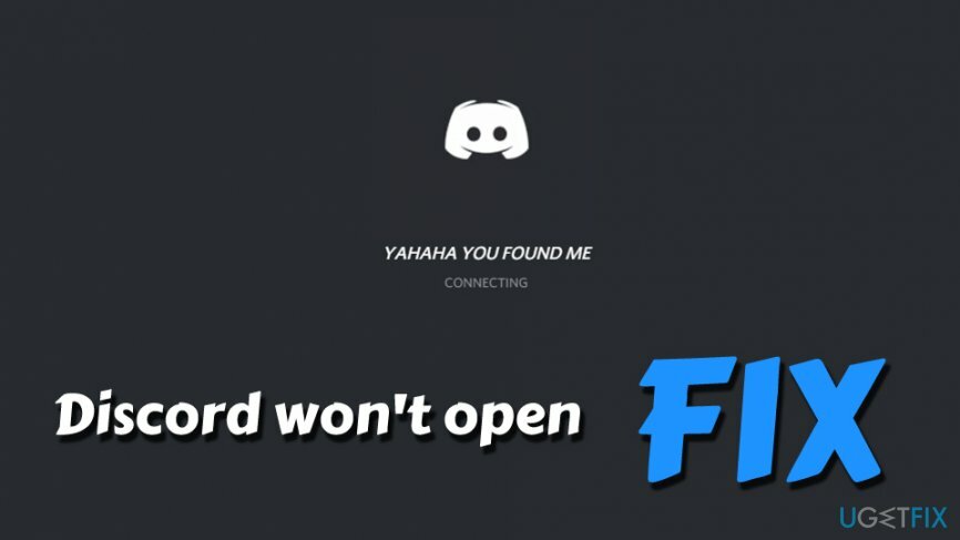 Discord เปิดแก้ไม่ได้