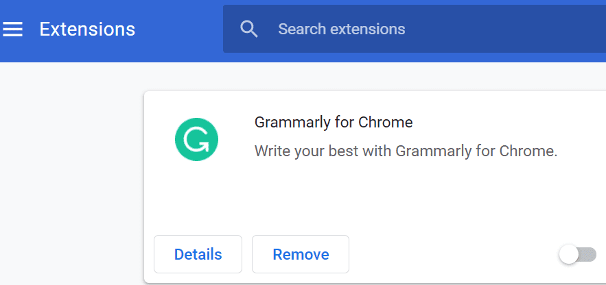 tarayıcı uzantılarını devre dışı bırak chrome