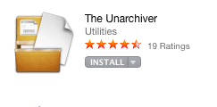 Файлы Rar из Mac App Store