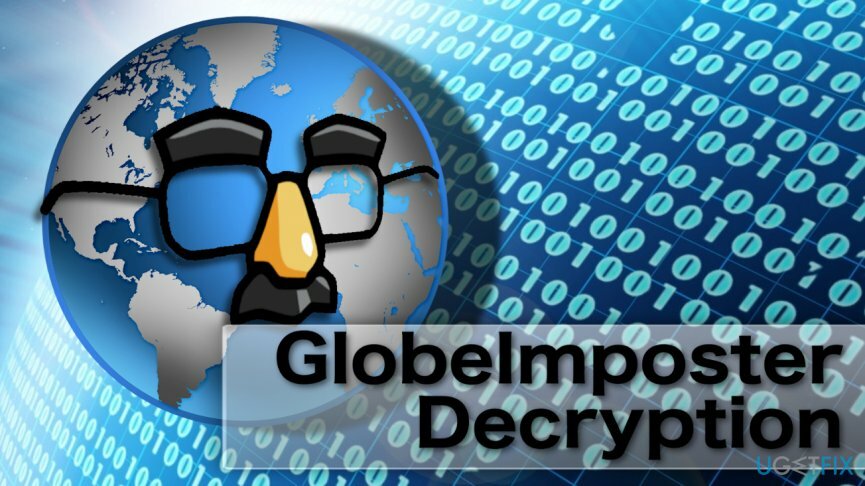 Kuva havainnollistaa GlobeImposter ransomware virusta
