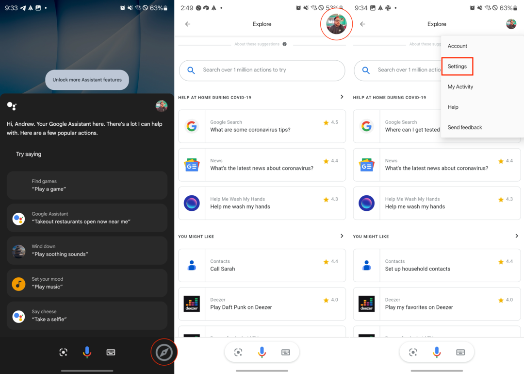 Google Assistent-routines gebruiken - 1