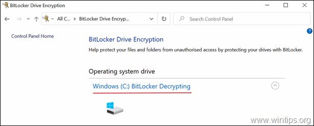 Descifrado de BitLocker