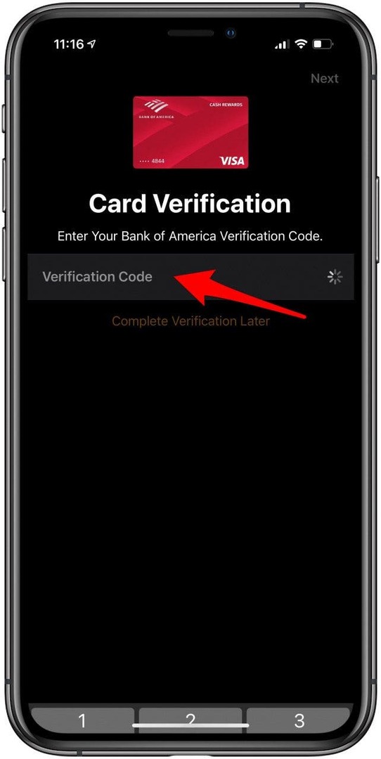 Ако користите свој број телефона за верификацију, он ће аутоматски додати код.
