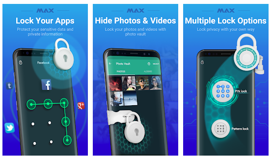 MAX AppLock - Kostenloser App-Locker für Android