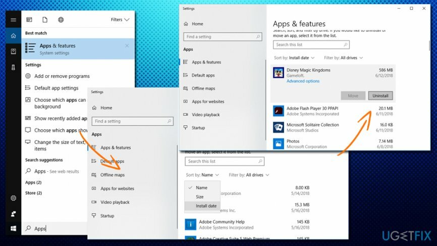 QUOTA_UNDERFLOW - software verwijderen