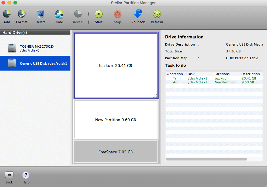 Stellar Partition Manager