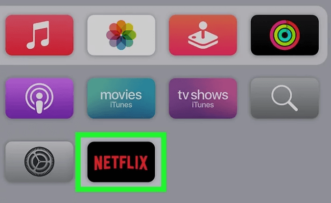 Ative as legendas no Netflix na Apple TV