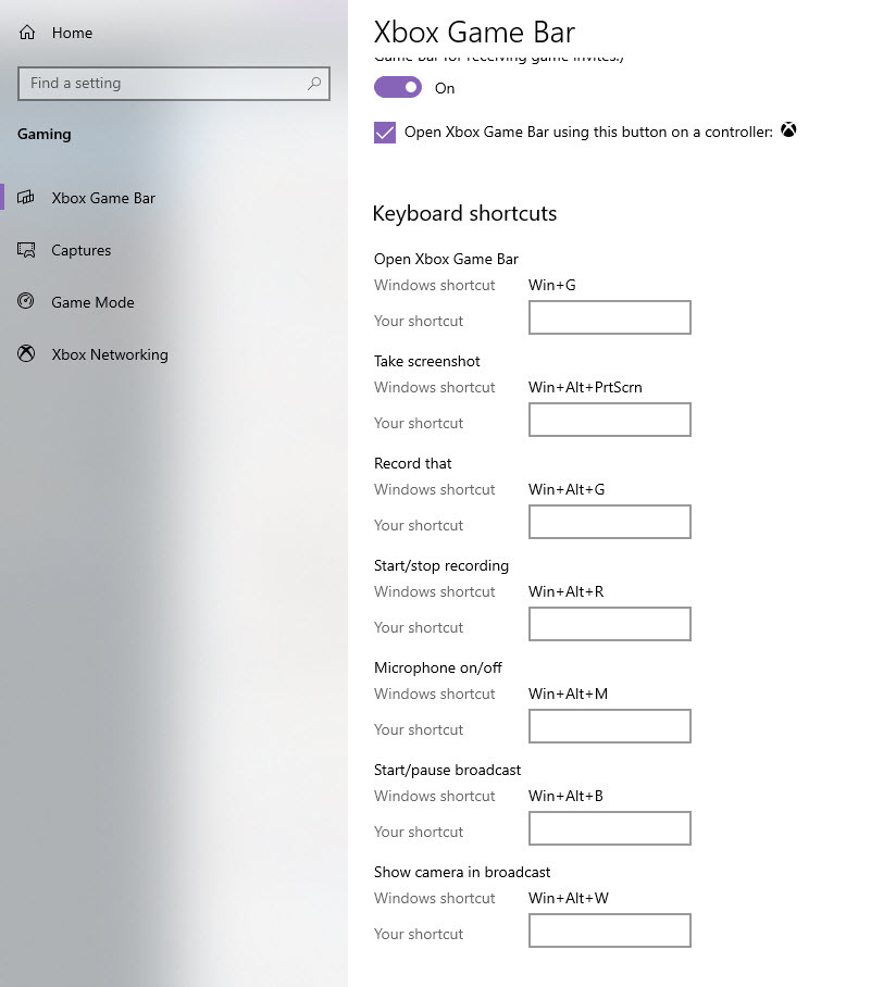 Cara Mengubah Pengaturan Perekaman Xbox Game Bar untuk Pintasan Keyboard