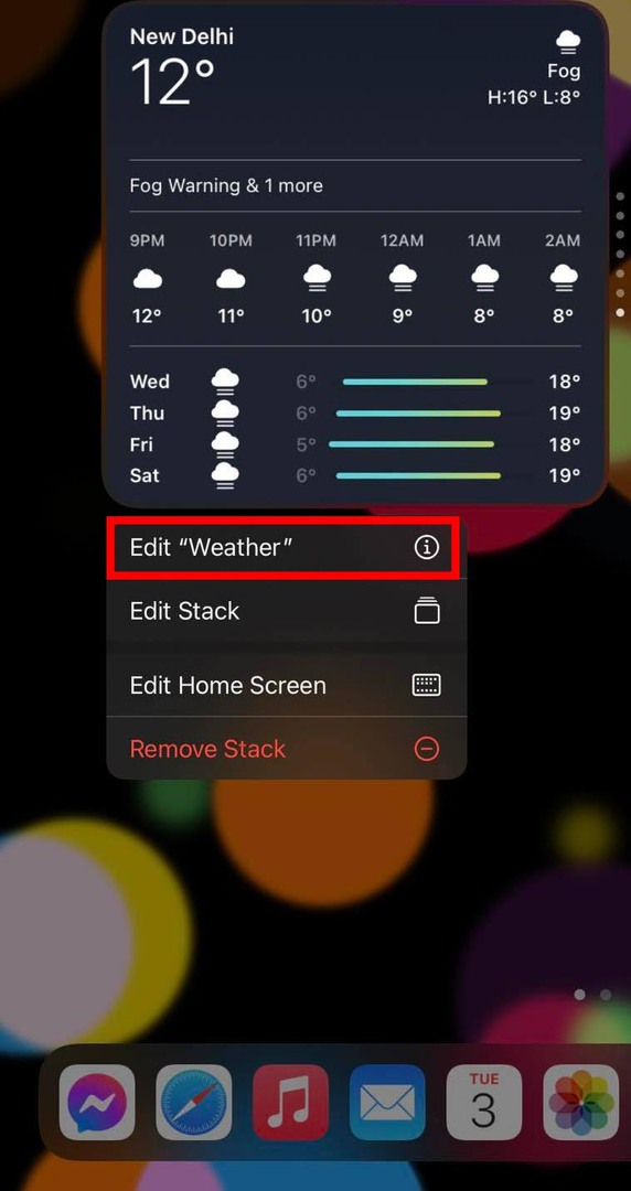 iPad Weatheri vidina vale asukoha probleemi lahendamine