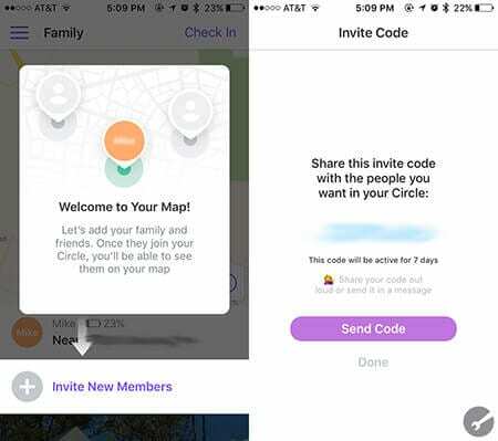 Compartir ubicación a través de Life360