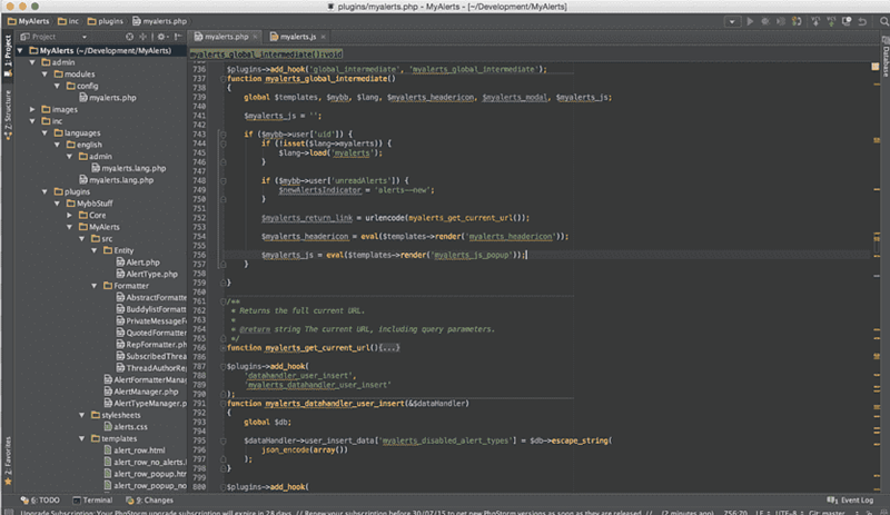 PhpStorm สำหรับ Mac