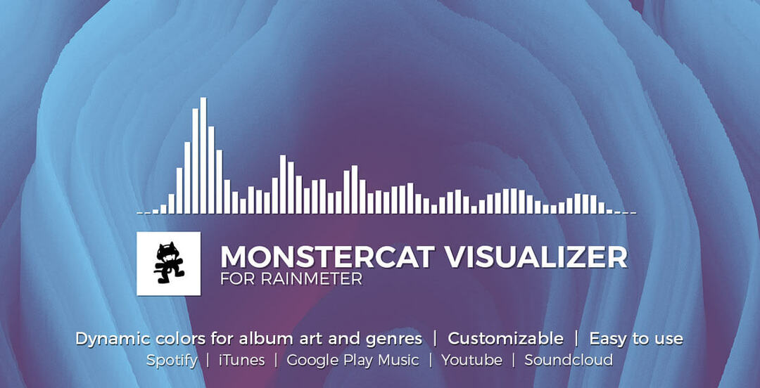 MonsterCat vizualizētājs