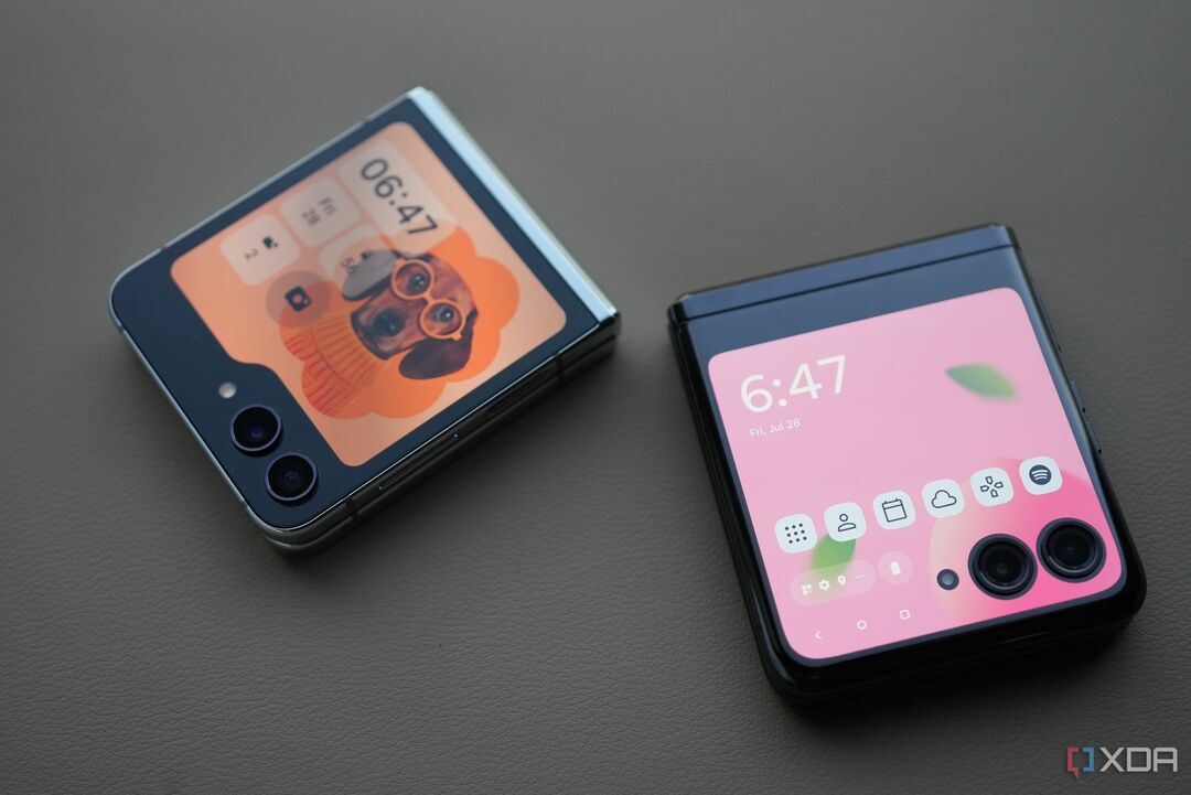 Galaxy Z Flip 5 e Motorola Razr+ 