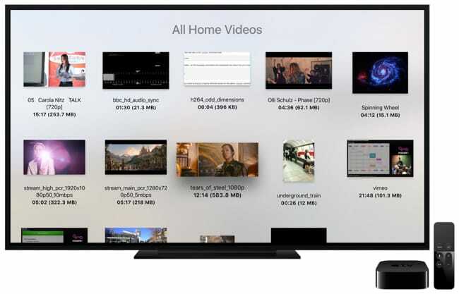 AppleTVのVLCビデオ